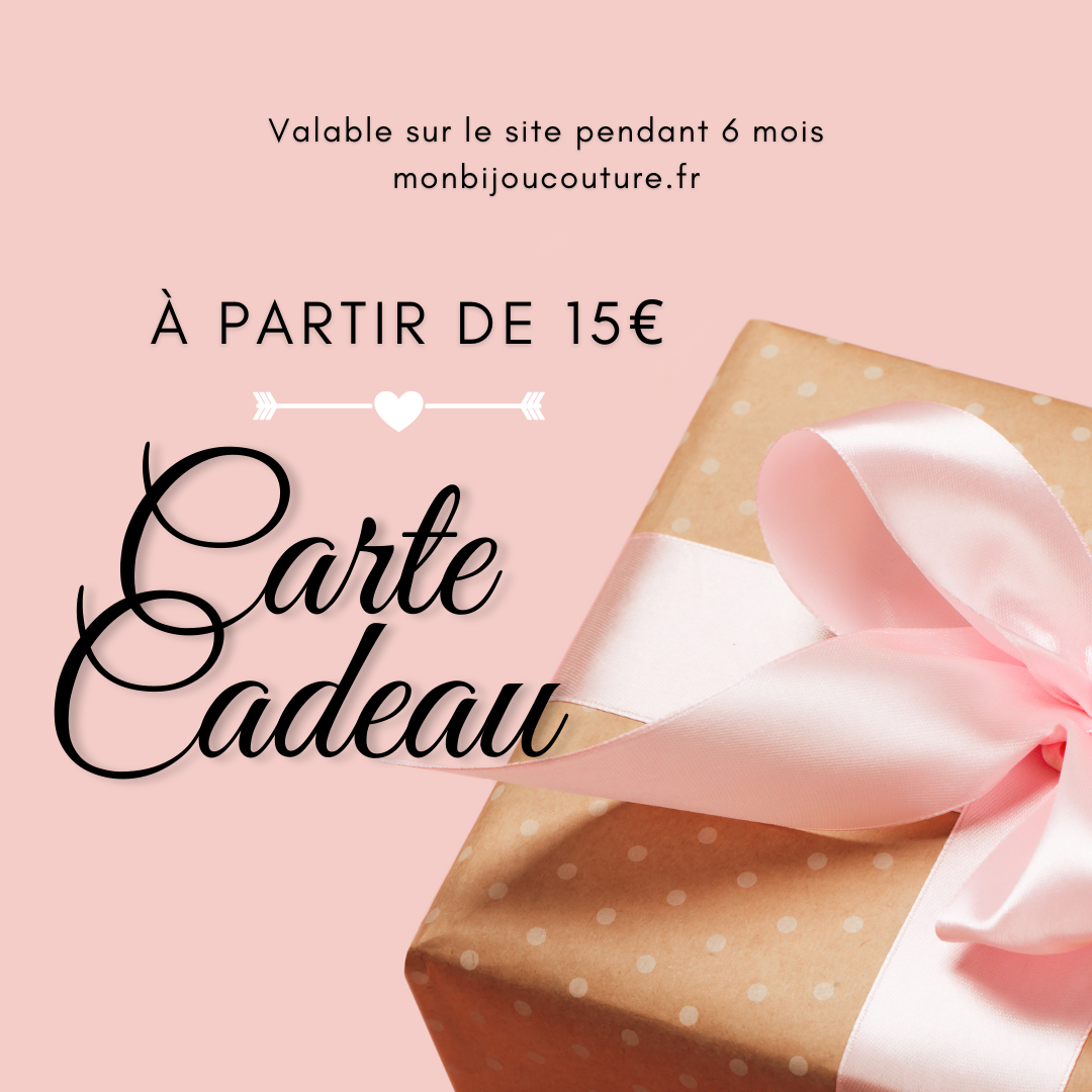 Carte Cadeau  Mon Bijou Couture